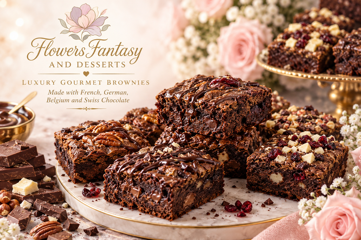 Gluten Free Velvet Luxe Brownie - 10ct
