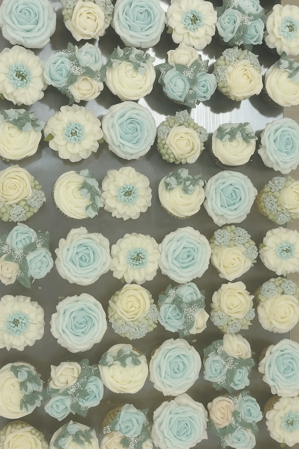 Gluten Free Gourmet Floral Cupcakes - Half Dozen