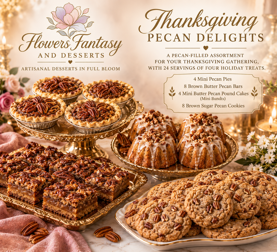 Thanksgiving Signature Pecan Platter - 24 Servings